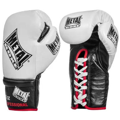 Guantes de Boxeo con Cordones Super Pro 100% Cuero