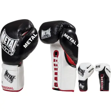 Guantes de Boxeo con Cordones Super Pro 100% Cuero - 2