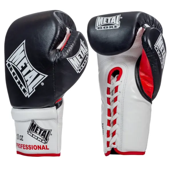 Guantes de Boxeo con Cordones Super Pro 100% Cuero