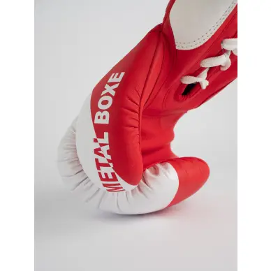 Guantes de Boxeo Pro Metal Boxe con Cordones - 12