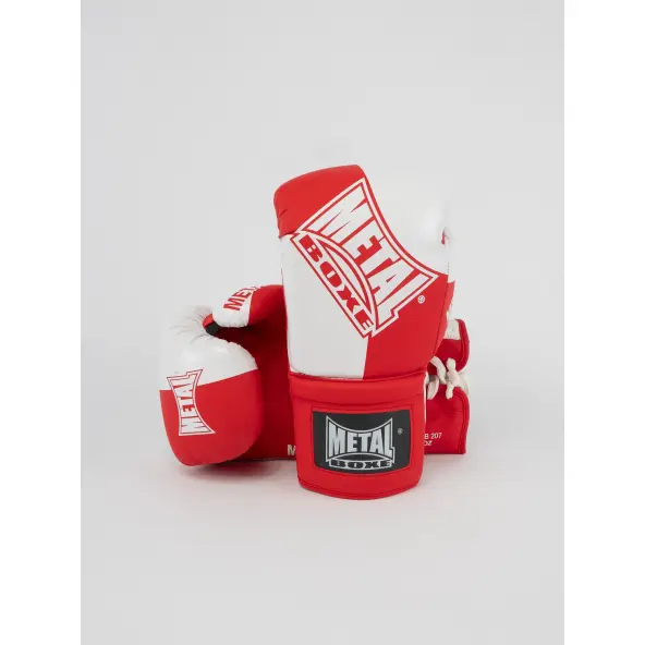 Guantes de Boxeo Pro Metal Boxe con Cordones