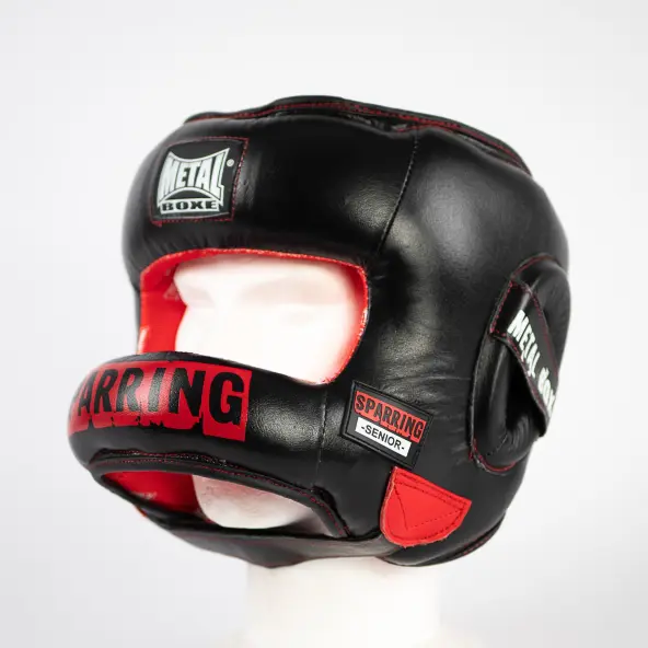 Casco de Boxeo con Barra para Sparring
