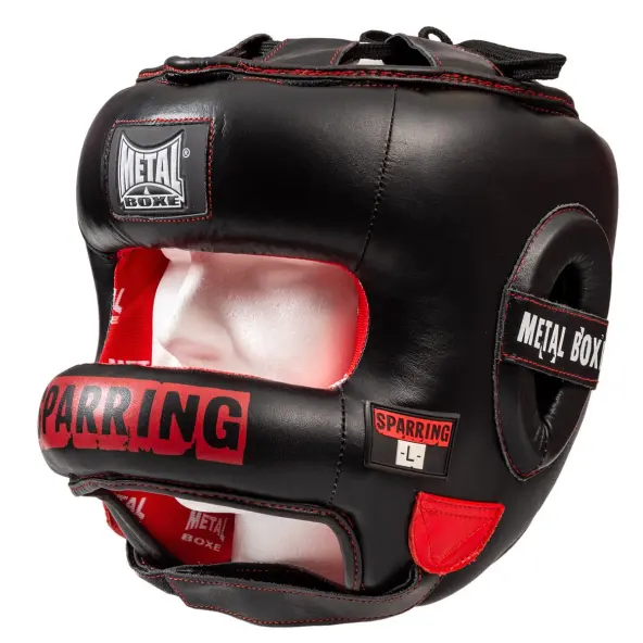 Casco de Boxeo con Barra para Sparring