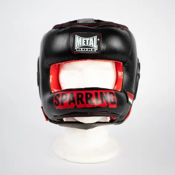 Casco de Boxeo con Barra para Sparring