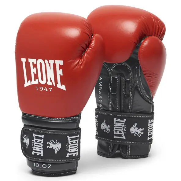 Guantes de boxeo Leone Ambassador 100% cuero