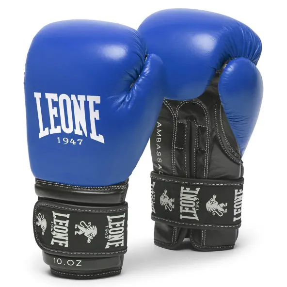 Guantes de boxeo Leone Ambassador 100% cuero