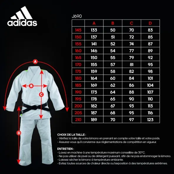 Kimono Judo Adidas Quest