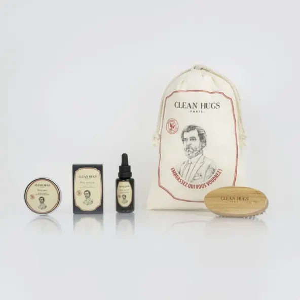 Estuche de cuidado para barba Clean Hugs