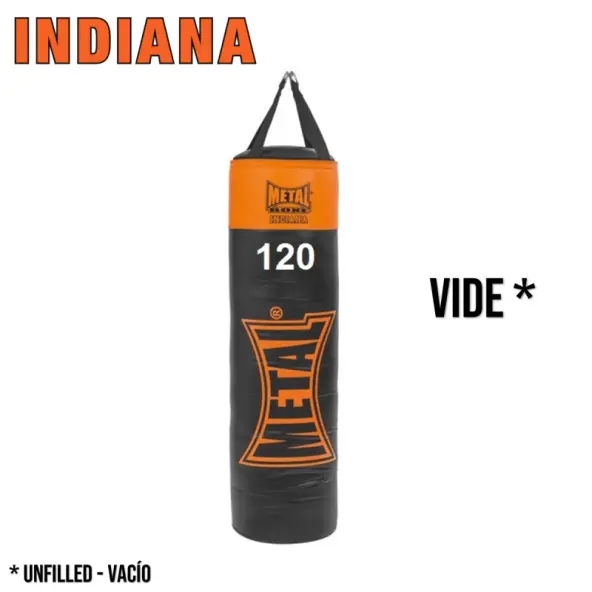Saco de Boxeo de Ocio Metal Boxe Indiana entregado vacío