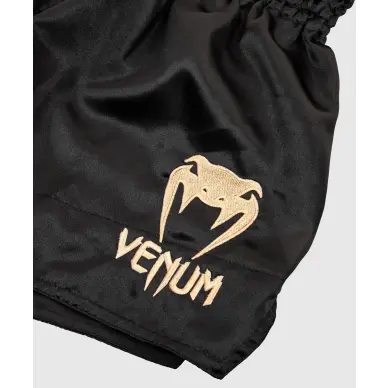 Short Boxeo Tailandés Venum Classic Negro/Oro - 4