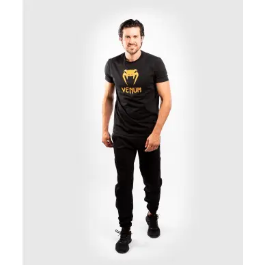 Camiseta Venum Classic Negra/Dorada - 3
