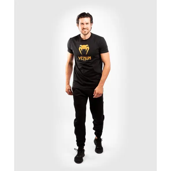 Camiseta Venum Classic Negra/Dorada