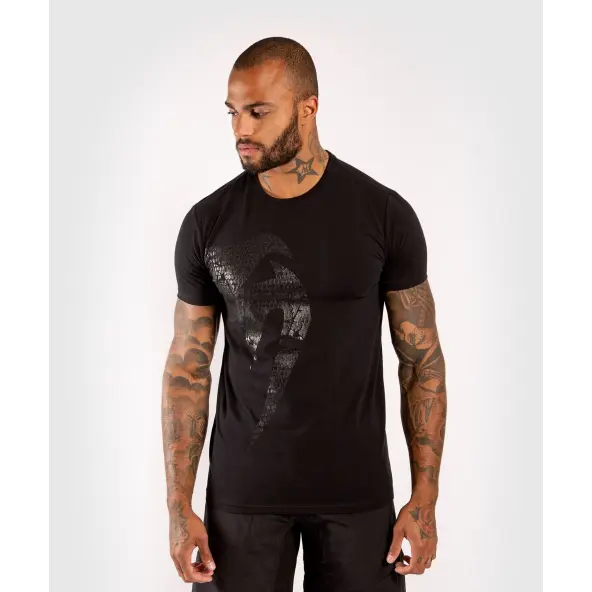 Camiseta Venum Original Giant Negro/Negro