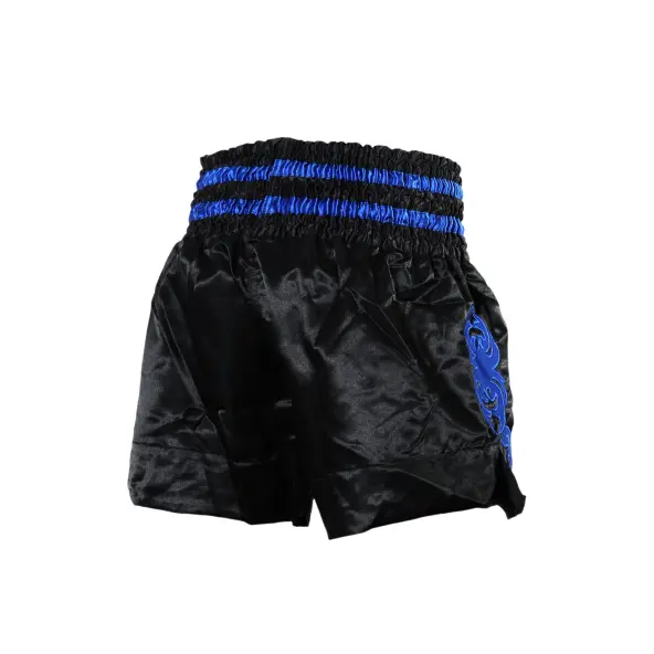 Short Boxeo Tailandés ThaiFight Negro/Azul