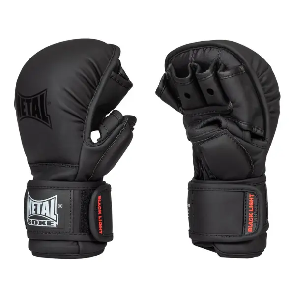 Guantes MMA Black Light Strike con Protección para el Pulgar