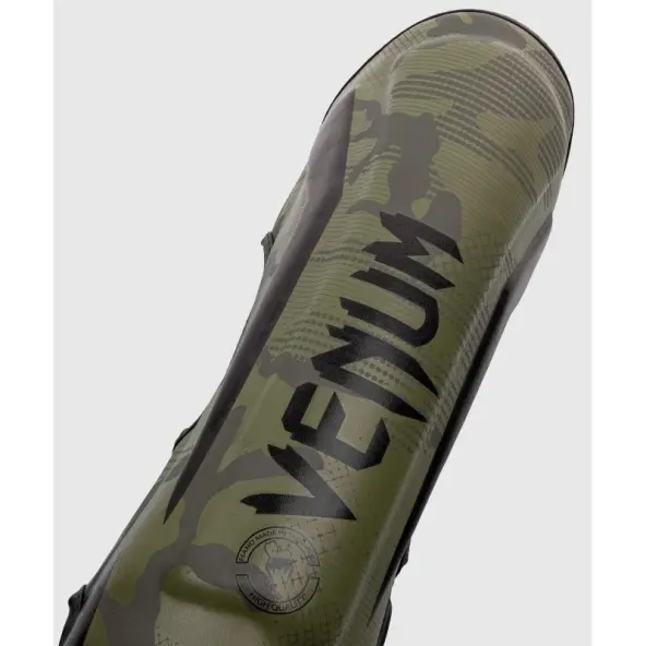 Protector de espinilla y pie Venum Elite Camuflaje Caqui