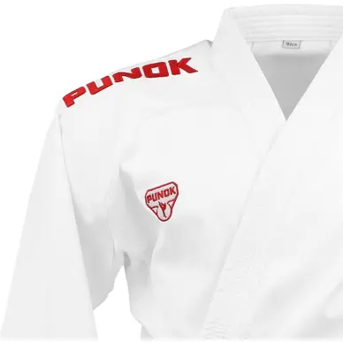 Kimono Karate Punok Gold corte kata WKF con logo bordado - 1
