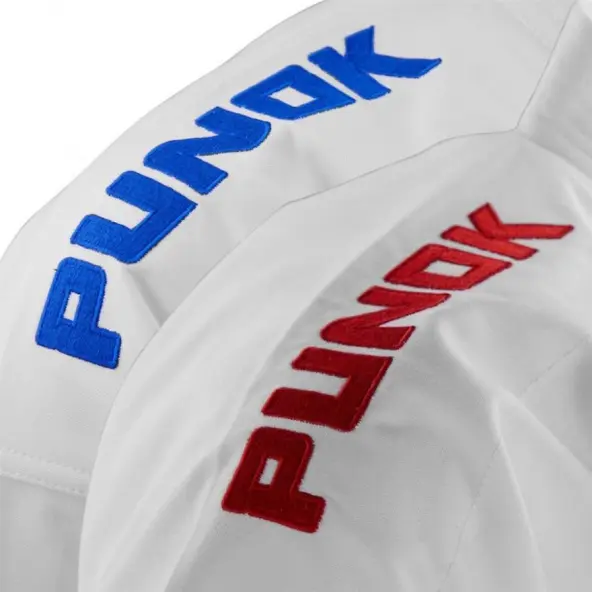 Kimono Karate Punok Gold corte kata WKF con logo bordado
