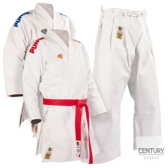 Kimono Karate Punok Gold corte kata WKF con logo bordado