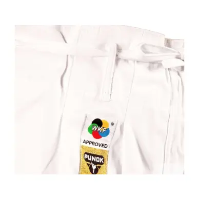 Kimono Karate Punok Gold corte kata WKF con logo bordado - 7
