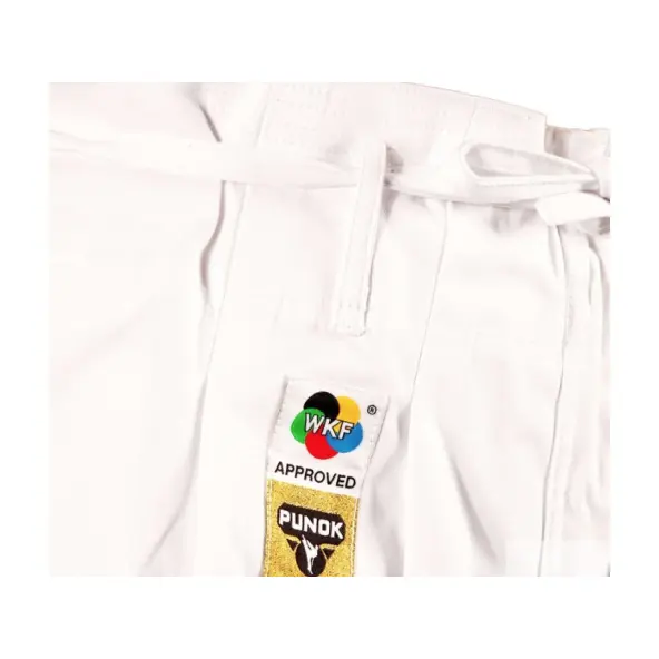 Kimono Karate Punok Gold corte kata WKF con logo bordado