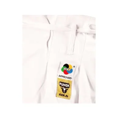 Kimono Karate Punok Gold corte kata WKF con logo bordado - 8