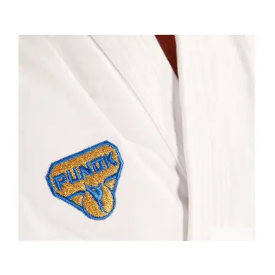 Kimono Karate Punok Gold corte kata WKF con logo bordado - 12