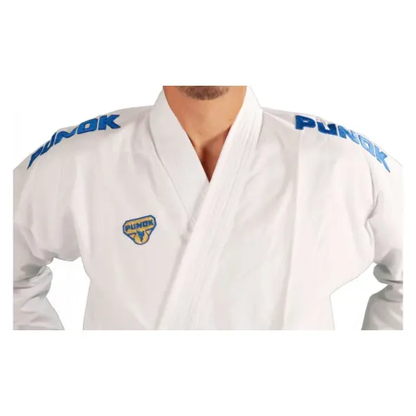 Kimono Karate Punok Gold corte kata WKF con logo bordado