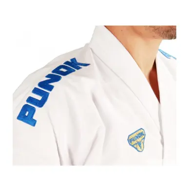 Kimono Karate Punok Gold corte kata WKF con logo bordado - 14