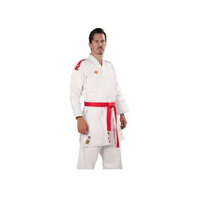 Kimono Karate Punok Gold corte kata WKF con logo bordado - 19