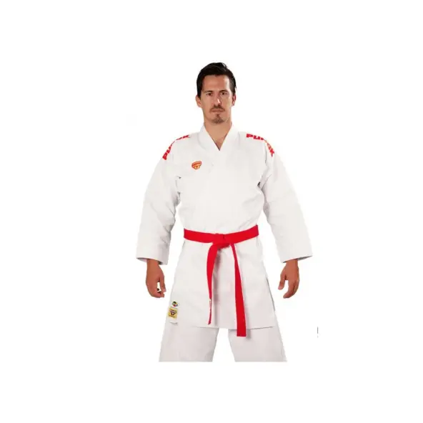 Kimono Karate Punok Gold corte kata WKF con logo bordado