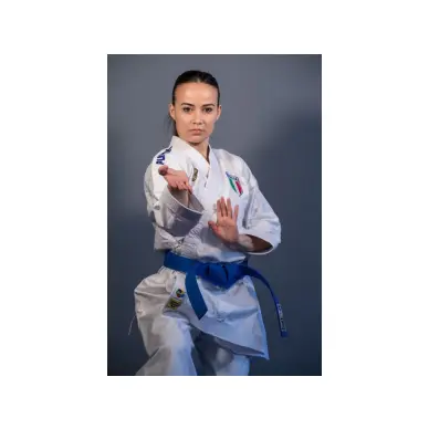 Kimono Karate Punok Gold corte kata WKF con logo bordado - 23
