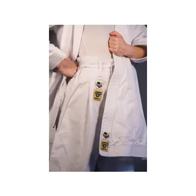 Kimono Karate Punok Gold corte kata WKF con logo bordado - 24