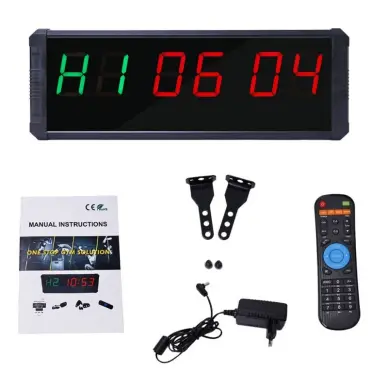 Pantalla LED mural - Dígitos de 10 cm - Temporizador / Timer multifunción - 2