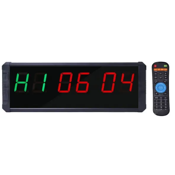 Pantalla LED mural - Dígitos de 10 cm - Temporizador / Timer multifunción