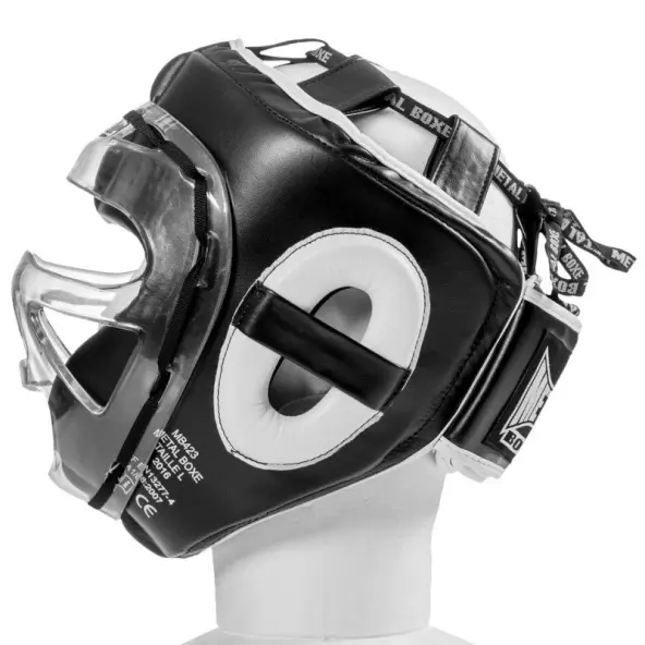 Casco Metal Boxe con visera