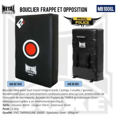Escudo de Golpeo y Oposición Metal Boxe - 2