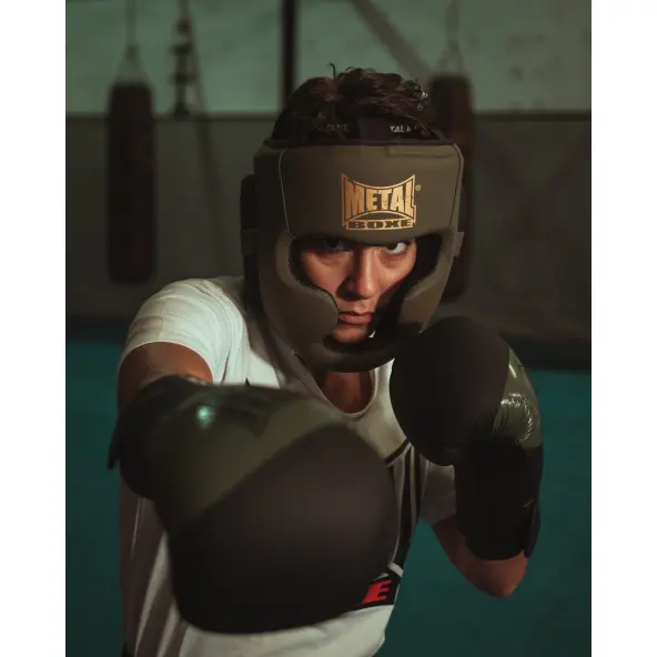 Casco de Boxeo Metal Boxe Military