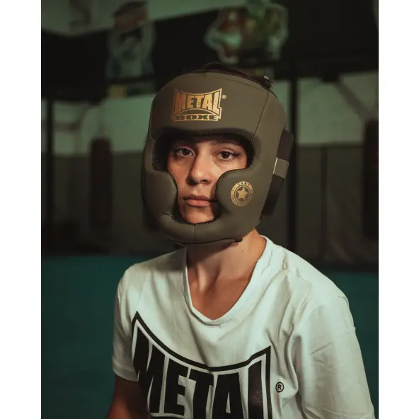 Casco de Boxeo Metal Boxe Military