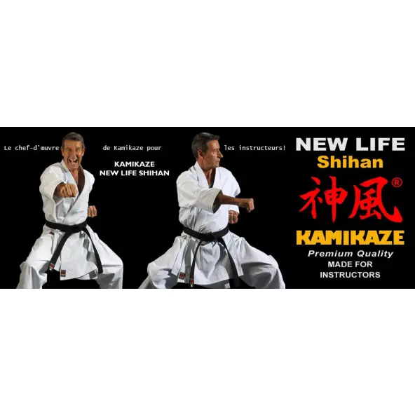 Kimono de Karate Kamikaze New Life Shihan corte kata