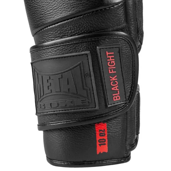 Guantes de Boxeo Black Fight Métal Boxe