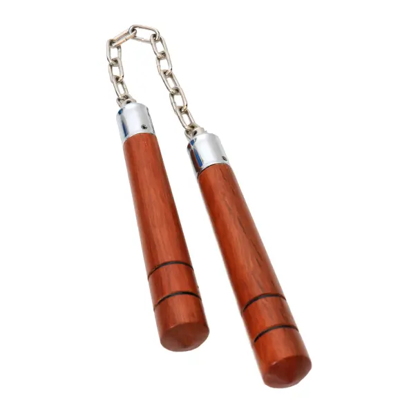 Nunchaku Mini Chuck Madera Barnizada