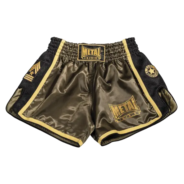 Short Boxeo Tailandés Military Metal Boxe