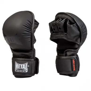 Guantes MMA Black Light sin protección para el pulgar