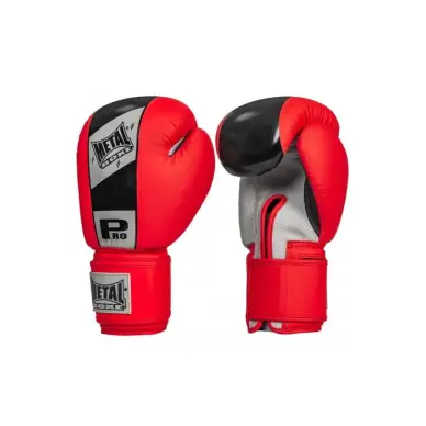 Guantes de Boxeo Competición Velcro Metal Boxe - 3