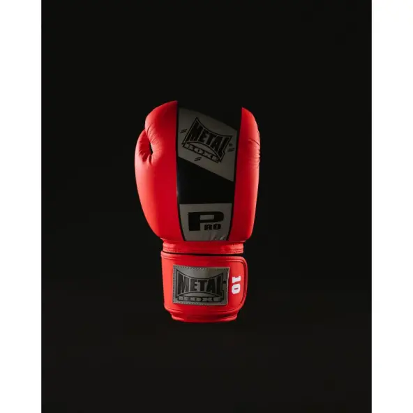 Guantes de Boxeo Competición Velcro Metal Boxe