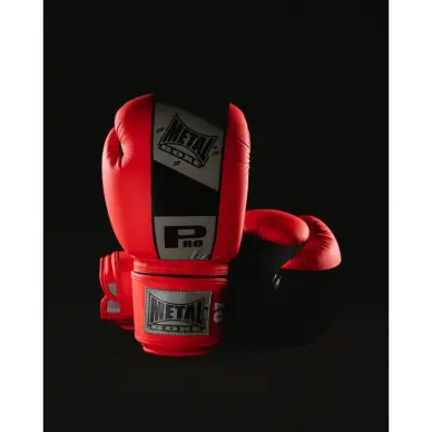 Guantes de Boxeo Competición Velcro Metal Boxe - 9