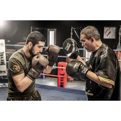 Guantes de Boxeo Steel Brown Metal Boxe - 3