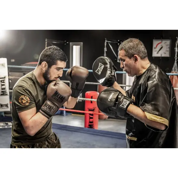 Guantes de Boxeo Steel Brown Metal Boxe