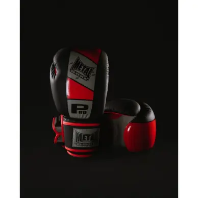 Guantes de Boxeo Competición Velcro Metal Boxe - 13